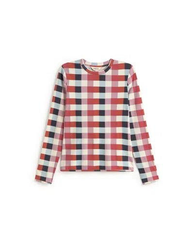 Thinking Mu Women's Check Cheshire Brisa Top In Multi