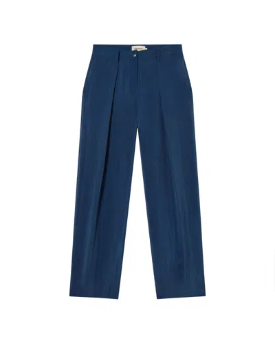 Thinking Mu Women's Cirila Cupro Blue Pants