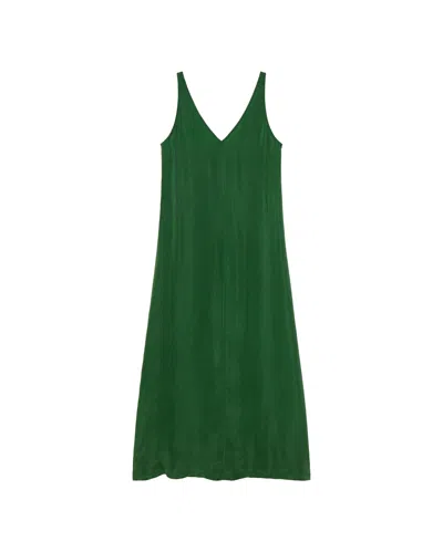 Thinking Mu Women's Cupro Green Dress Sade
