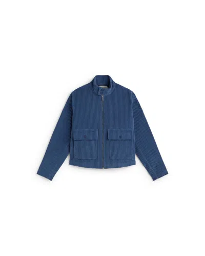 Thinking Mu Women's Delia Blue Corduroy Jacket