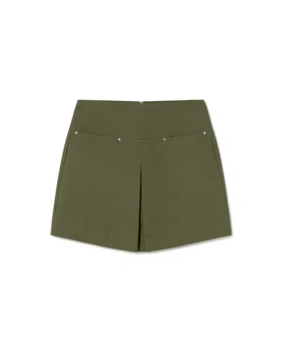 Thinking Mu Women's Green Skirt Mabel