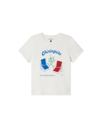 Thinking Mu Women's Ida White Chiringuito T-shirt
