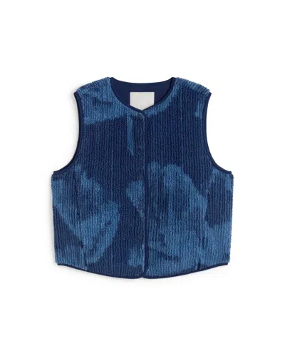 Thinking Mu Women's Jay Lotus Blue Vest