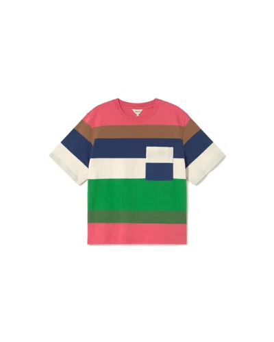 Thinking Mu Women's Lucia Multicolor Striped T-shirt