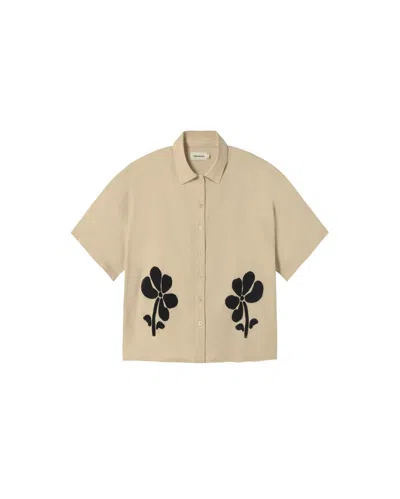 Thinking Mu Women's Neutrals Raw Blouse Marygold Anna