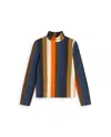 Thinking Mu Women's Orange Striped Burnley Ellen Top In Orange