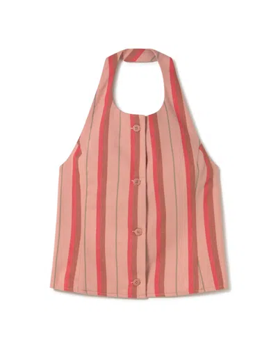 Thinking Mu Women's Pink Multicolor Top Melo