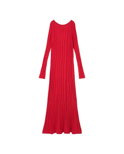 Thinking Mu Women's Riko Red Knit Dress