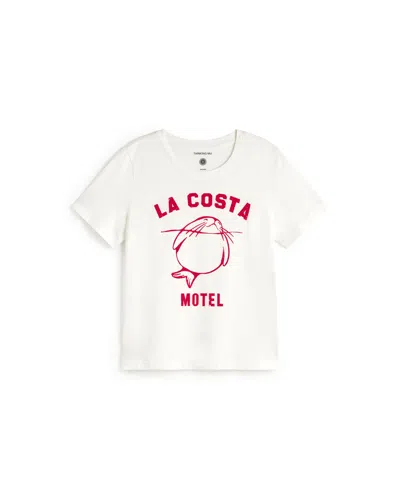 Thinking Mu Women's White Animal Motel Ida T-shirt