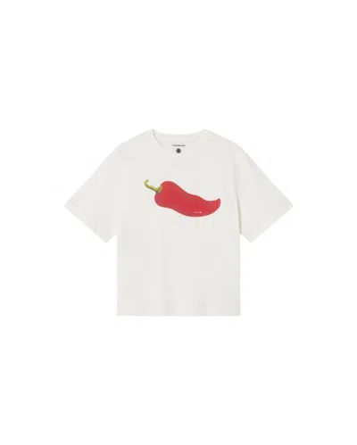 Thinking Mu Women's White Chilli Lucia T-shirt