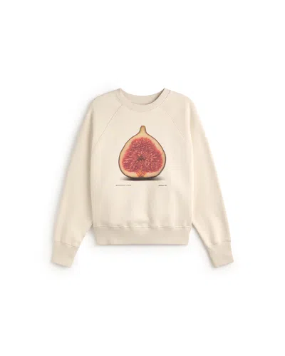 Thinking Mu Women's White Figa Bonnie Sweatshirt
