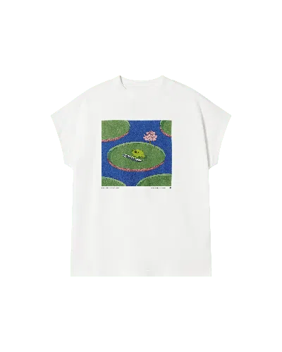 Thinking Mu Women's White Frog Volta T-shirt
