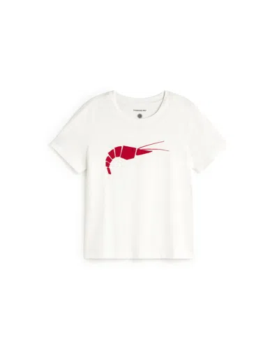 Thinking Mu Women's White Ida Patched Origami T-shirt