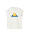 Thinking Mu Women's Yogui Animal Volta White T-shirt In White