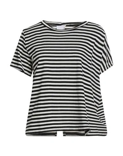 Thipo Think Positive Woman T-shirt Black Size Xl Cotton