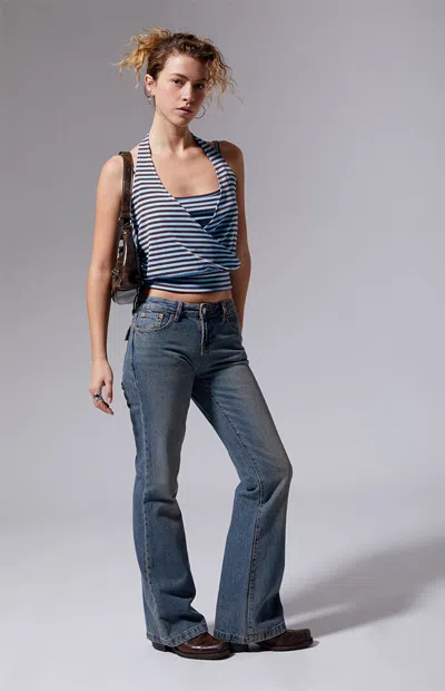 Third Charm Women's Hudson Draped Top In Stripe