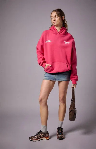 Third Charm Women's Raspberry Puff Graphic Vol. 2 Hoodie In Pink