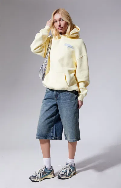 Third Charm Women's Yellow Puff Graphic Vol. 1 Hoodie