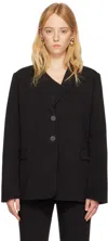 Third Form Black Reset Tailored Blazer In Black