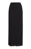 Third Form Bound Knit Midi Skirt In Black