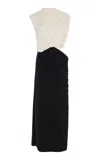 Third Form Cascade Cut-out Jersey Maxi Dress In Black