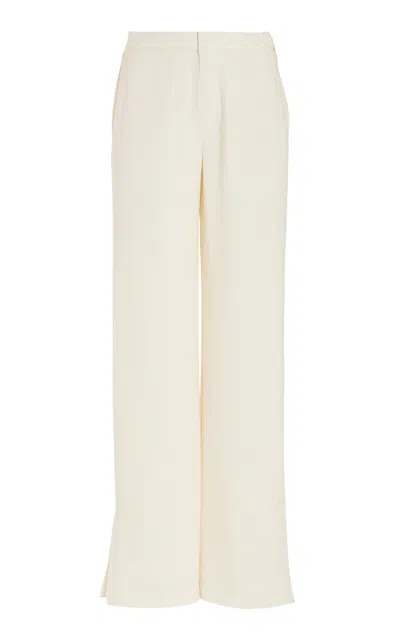 Third Form Day Dreamer Crepe Wide-leg Trousers In White