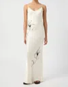Third Form Dream State Bias Slip Maxi Dress In White In White