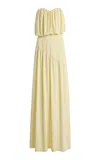 Third Form Exclusive Seraphic Strapless Maxi Dress In Yellow