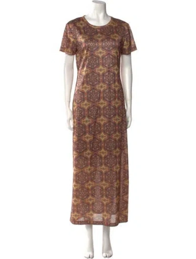Pre-owned Third Form Floral Print Long Dress