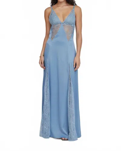 Third Form Inhale Panel Slip Dress In Baby Blue