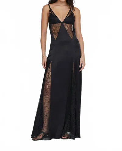 Third Form Inhale Panel Slip Dress In Black