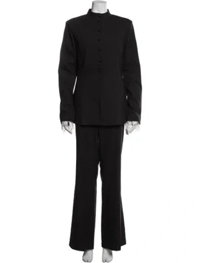 Pre-owned Third Form Lace Trim Embellishment Pantsuit W/ Tags In Black