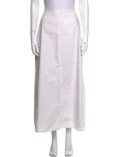 Pre-owned Third Form Long Skirt In White