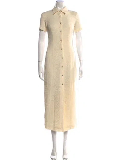 Pre-owned Third Form Midi Length Dress In Neutrals