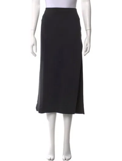 Pre-owned Third Form Midi Length Skirt In Black