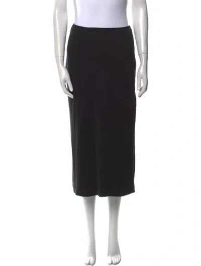 Pre-owned Third Form Midi Length Skirt W/ Tags In Black