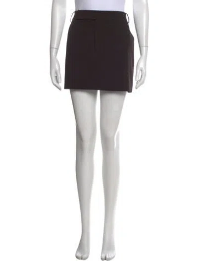Pre-owned Third Form Mini Skirt In Black