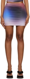 Third Form Multicolor Heat Map Miniskirt In Heat