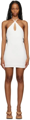 Third Form Off-white Mode Minidress In Off White