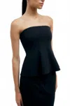 Third Form Protocol Panelled Bodice Top In Raven In Brown