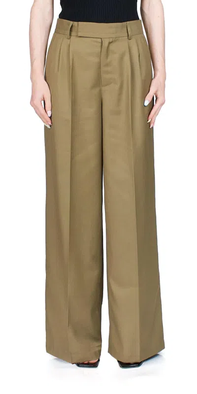 THIRD FORM RESOLUTE TAILORED TROUSERS IN OLIVE BRANCH