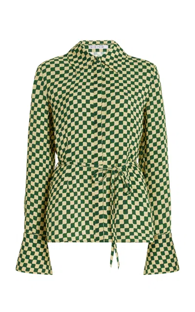 Third Form Retrospect Checked Shirt In Green