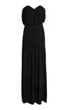 Third Form Seraphic Strapless Maxi Dress In Black