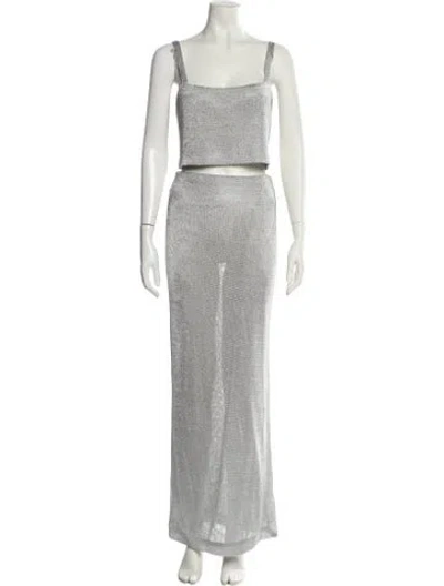 Pre-owned Third Form Skirt Set In Silver
