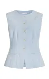 Third Form Skyline Tailored Suiting Top In Blue