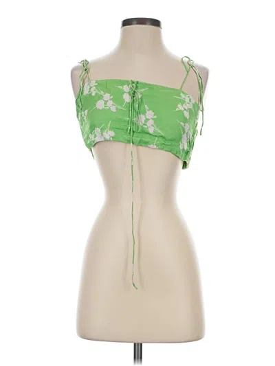 Pre-owned Third Form Sleeveless Blouse In Green
