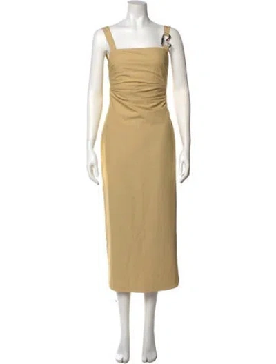 Pre-owned Third Form Square Neckline Mini Dress In Neutral
