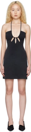 Third Form Ssense Exclusive Black Rip Tide Minidress In Black