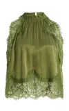 Third Form Visions Lace Top In Green