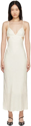 Third Form White Paisley Midi Dress In White